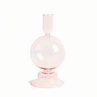 AURAVINE - Minimalist Glass Candle Holder Vase Decorative Art Piece