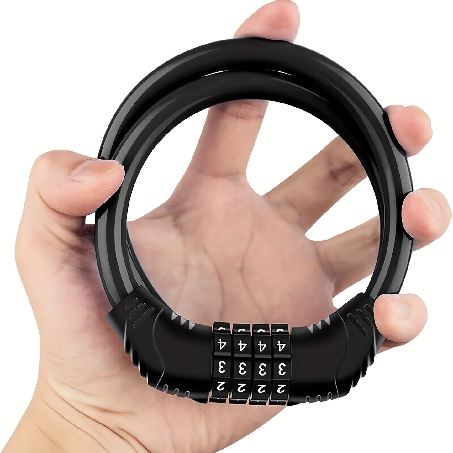 BIKEGUARD - Steel Security Cable Lock With 4-Digit Code