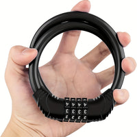 BIKEGUARD - Steel Security Cable Lock With 4-Digit Code