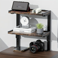 NEATSPACE - Double-Layer Clip-On Desk Storage Rack for Home Office Essentials