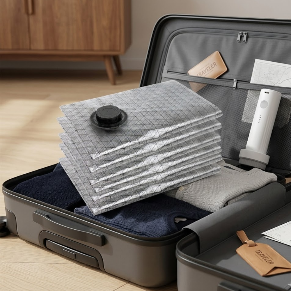 AIRVEX – Vacuum Storage Solution for Maximizing Luggage Space