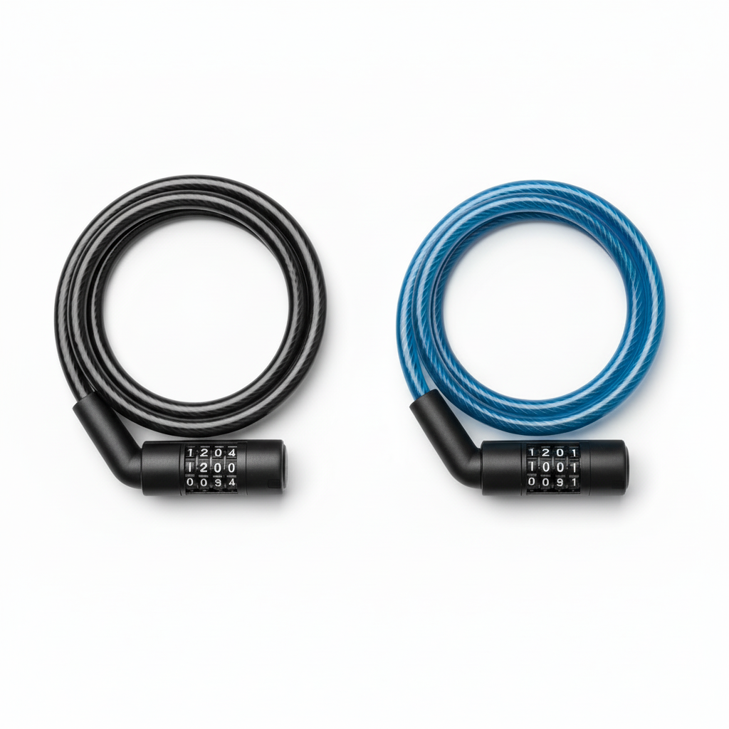BIKEGUARD - Steel Security Cable Lock With 4-Digit Code