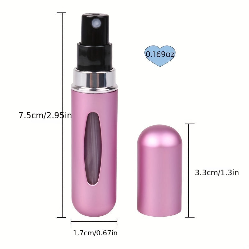 AURAFLAIR - Mini Portable Refillable Perfume Atomizer Aluminum Mist Spray Bottle