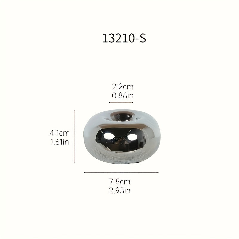 AURAGLEAM DISK – Modern Ceramic Tea Light Holder