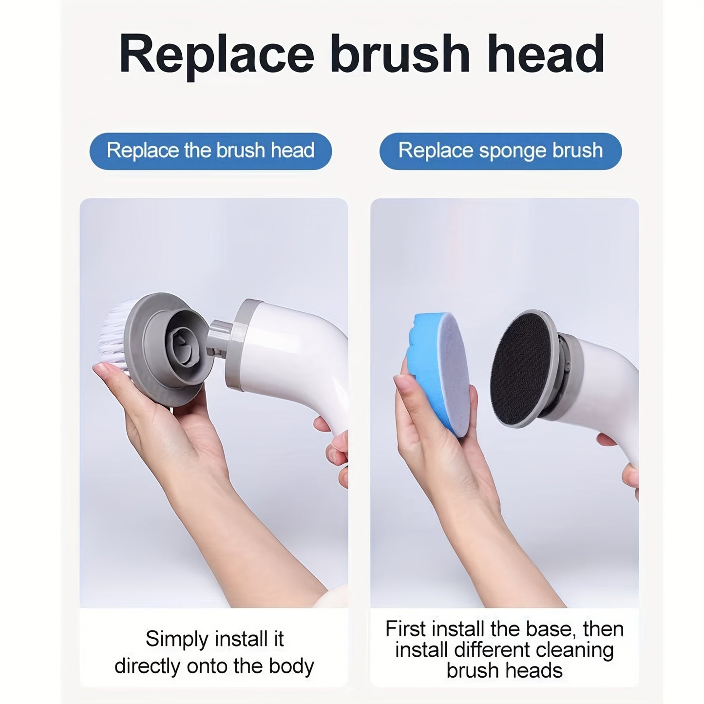 CLEANSWIFT - 9-in-1 Multifunctional Electric Cleaning Brush Set for Home & Car