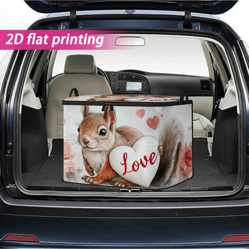 SQUIRRELBOX – Valentine Storage Bin for Cute Room Organization