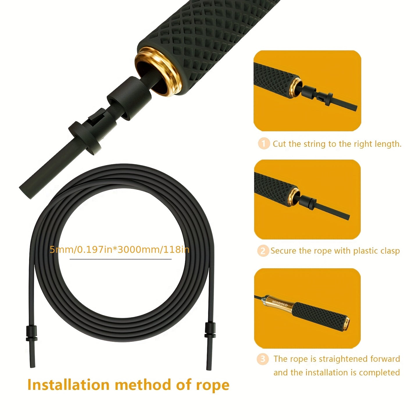 SPEEDLOCK ROPE – regulowana skakanka z obciążeniem do treningu szybkości