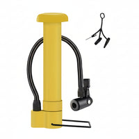 PUMPTECH - Compact 80PSI Hand Pump for Bikes, Scooters & Sports