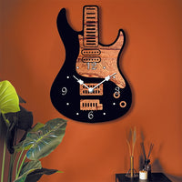 MELODYTIME – Artistic Guitar Wall Clock for Music Lovers