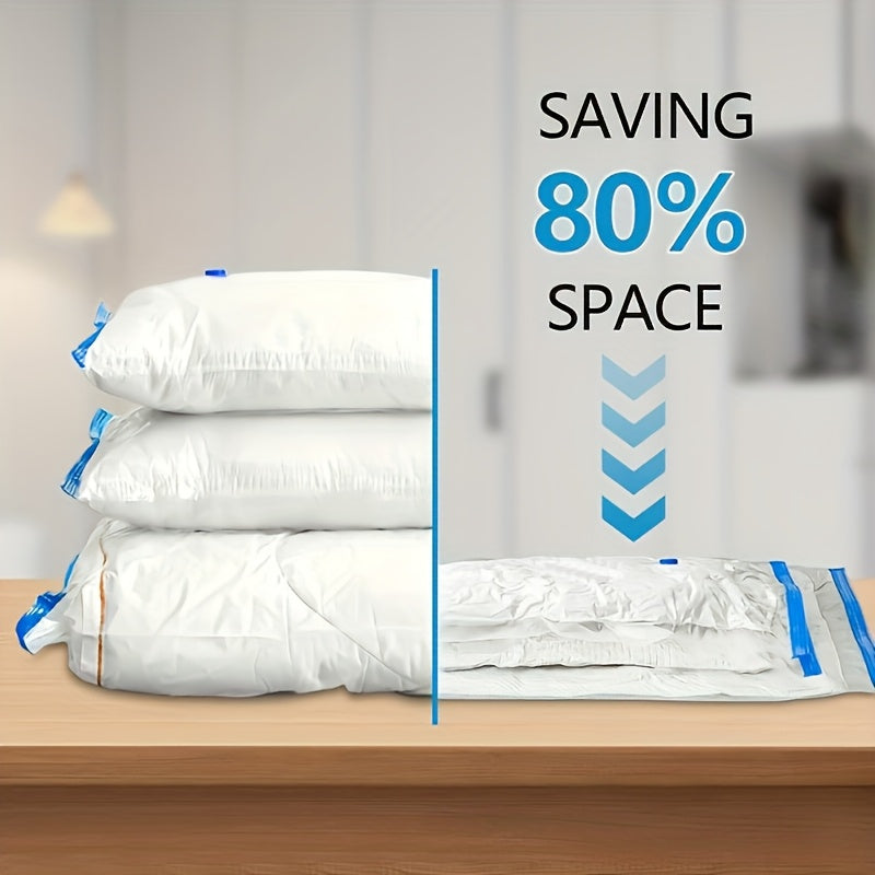 VACUFLOW - Hand-Pumped Vacuum Storage Bags 14pcs Set for Clothes & Home Storage