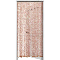 PEARLBAMBOO – Decorative Bamboo Bead Curtain for Stylish Doorway Privacy
