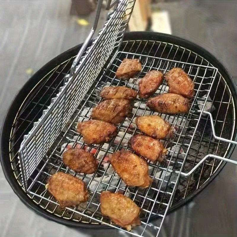 GRILLGRID – Large Capacity BBQ Basket for Even Outdoor Grilling Control