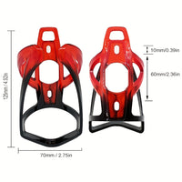 HYDROVAULT - Ultralight Plastic Bike Water Bottle Cage Durable MTB & Road Bicycle Cup Holder