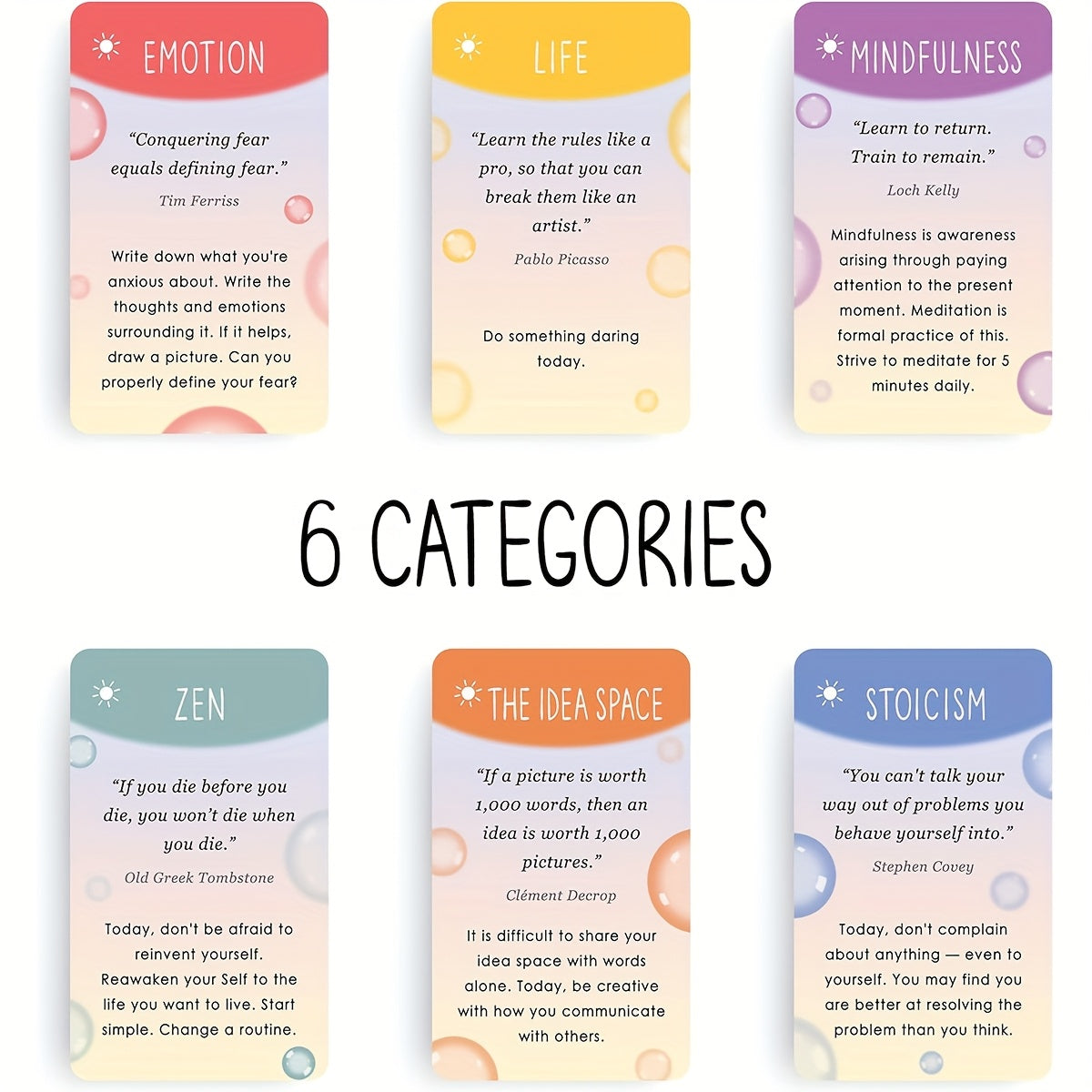 CALMPOINT – 100 Mindful Prompt Cards for Self-Care & Stress Relief