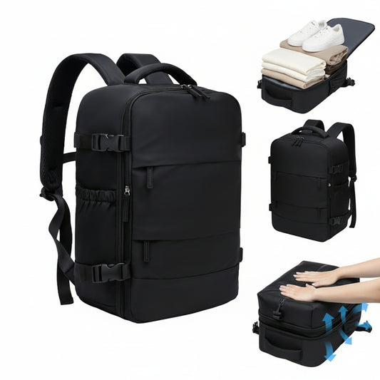 PACKSMART - Travel Vacuum Backpack Set for Men, Women, and Students