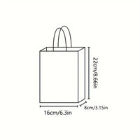 PARTYBAG - Multi-Size Kraft Paper Bags 50/100pcs for Halloween, Birthday, and Gift Use