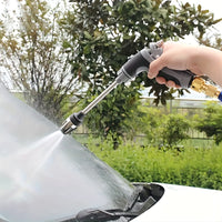 AQUABLAST - High-Pressure Garden Water Gun with Foam Cannon and Long Handle Sprayer