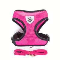 NIGHTWALK - Reflective Pet Vest with Leash for Dogs and Cats