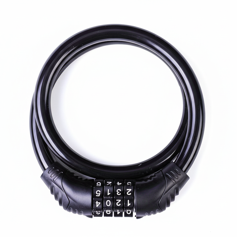 BIKEGUARD - Steel Security Cable Lock With 4-Digit Code