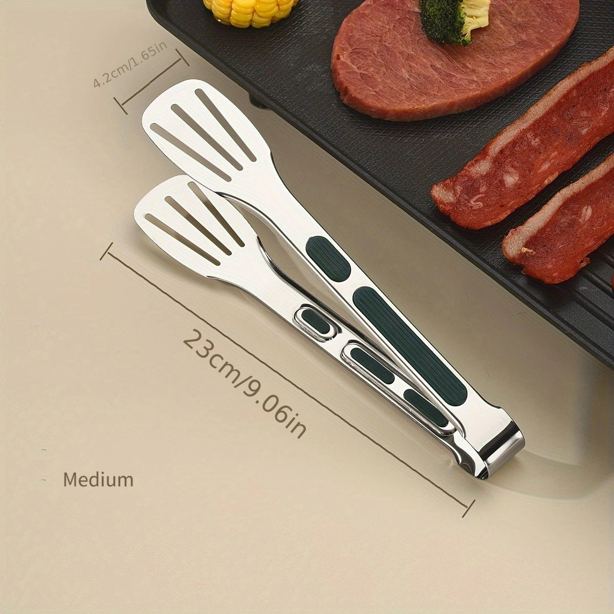 SERVETONG – Stainless Steel Tongs for Secure Grip & Precise Food Handling