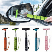MIRRORPRO - 1pc Retractable Car Mirror Rain & Snow Cleaner