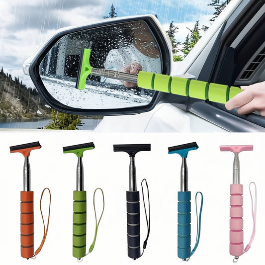 MIRRORPRO - 1pc Retractable Car Mirror Rain & Snow Cleaner