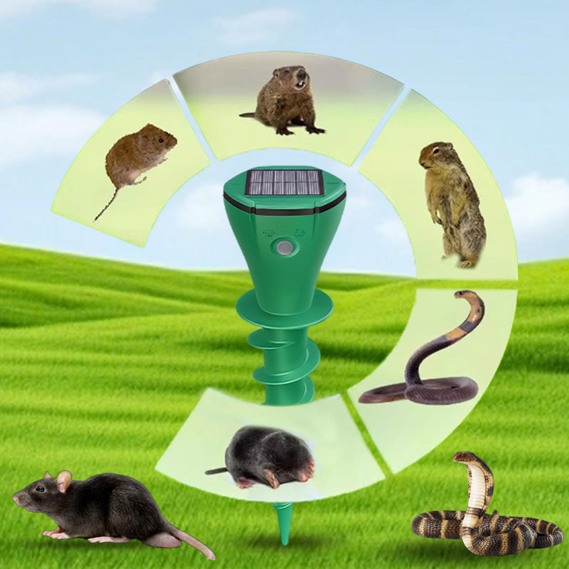 TERRASHIELD – Solar Powered Garden Protector for Lawn Maintenance