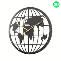 IRONLUXE – 40CM Openwork 2D Metal Wall Clock