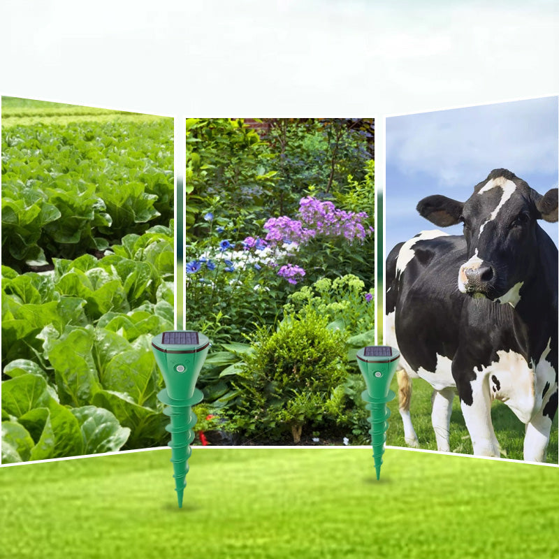 MOLEGUARD – Solar Powered Repellent for Garden and Lawn Protection