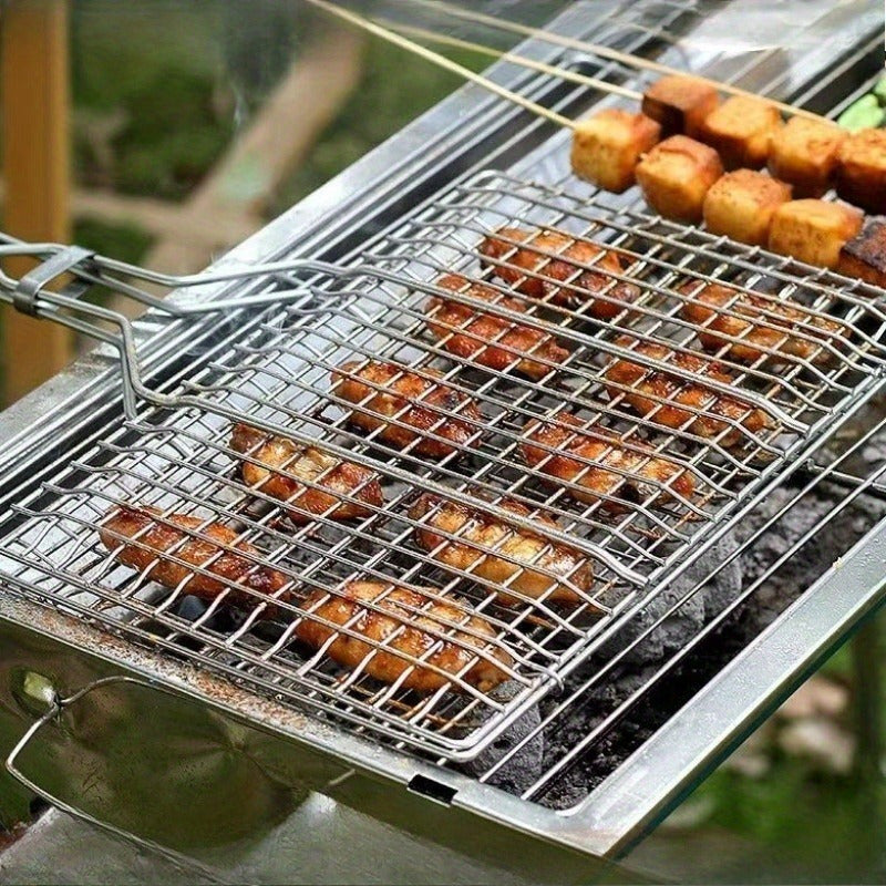 GRILLGRID – Large Capacity BBQ Basket for Even Outdoor Grilling Control