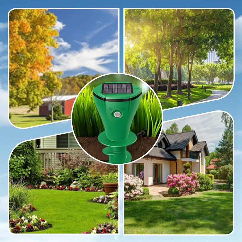 TERRASHIELD – Solar Powered Garden Protector for Lawn Maintenance