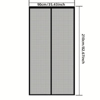 MAGNASEAL – Magnetic Mosquito Mesh Door Curtain for Hands-Free Insect Protection