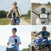 BIKEWISE - Telescopowy magnetyczny uchwyt na telefon do roweru i e-roweru, wykonany z ABS