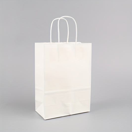 PARTYBAG - Multi-Size Kraft Paper Bags 50/100pcs for Halloween, Birthday, and Gift Use