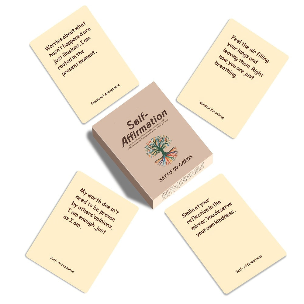 MINDFULPLAY – Portable Tabletop Card Game for Self-Affirmation & Fun