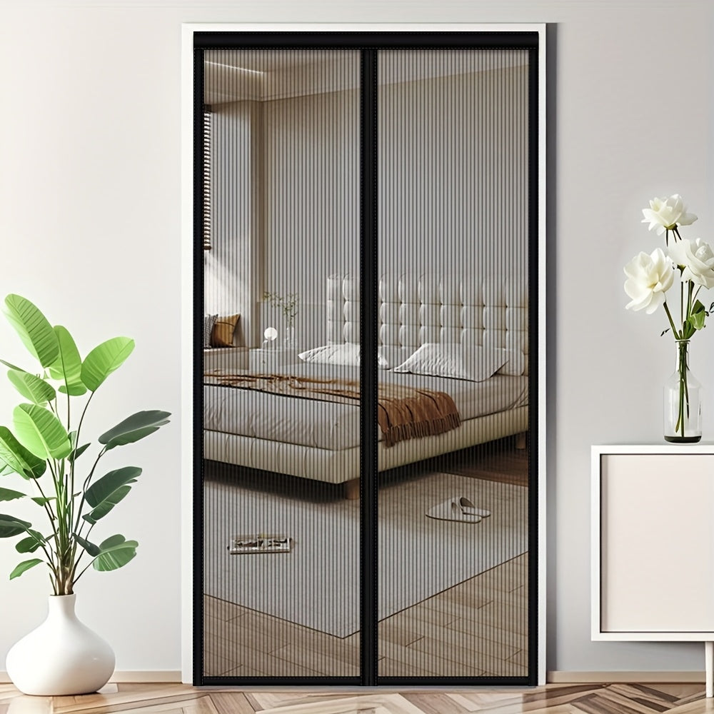 MAGNAMESH – Magnetic Mosquito Screen Curtain for Hands-Free Door Protection