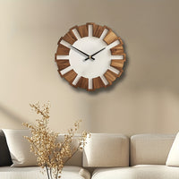 RUSTIQUE – Classic Wooden Wall Clock for Timeless Interiors