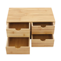 QUADDRA BAMBOO – Four Drawer Storage Solution
