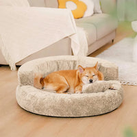 DREAMTAIL – Donut Pet Bed with Pillow for Everyday Comfort