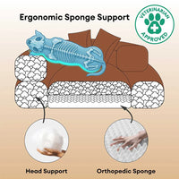 DREAMTAIL – Donut Pet Bed with Pillow for Everyday Comfort
