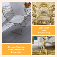 GOLDLUXE – Wasserbasierte Metallic-Goldfarbe mit Pinsel