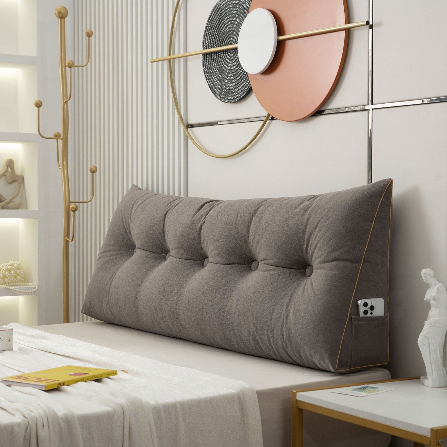 LUXOVEX – Luxury Chic Wedge Pillow for Elegant Everyday Comfort