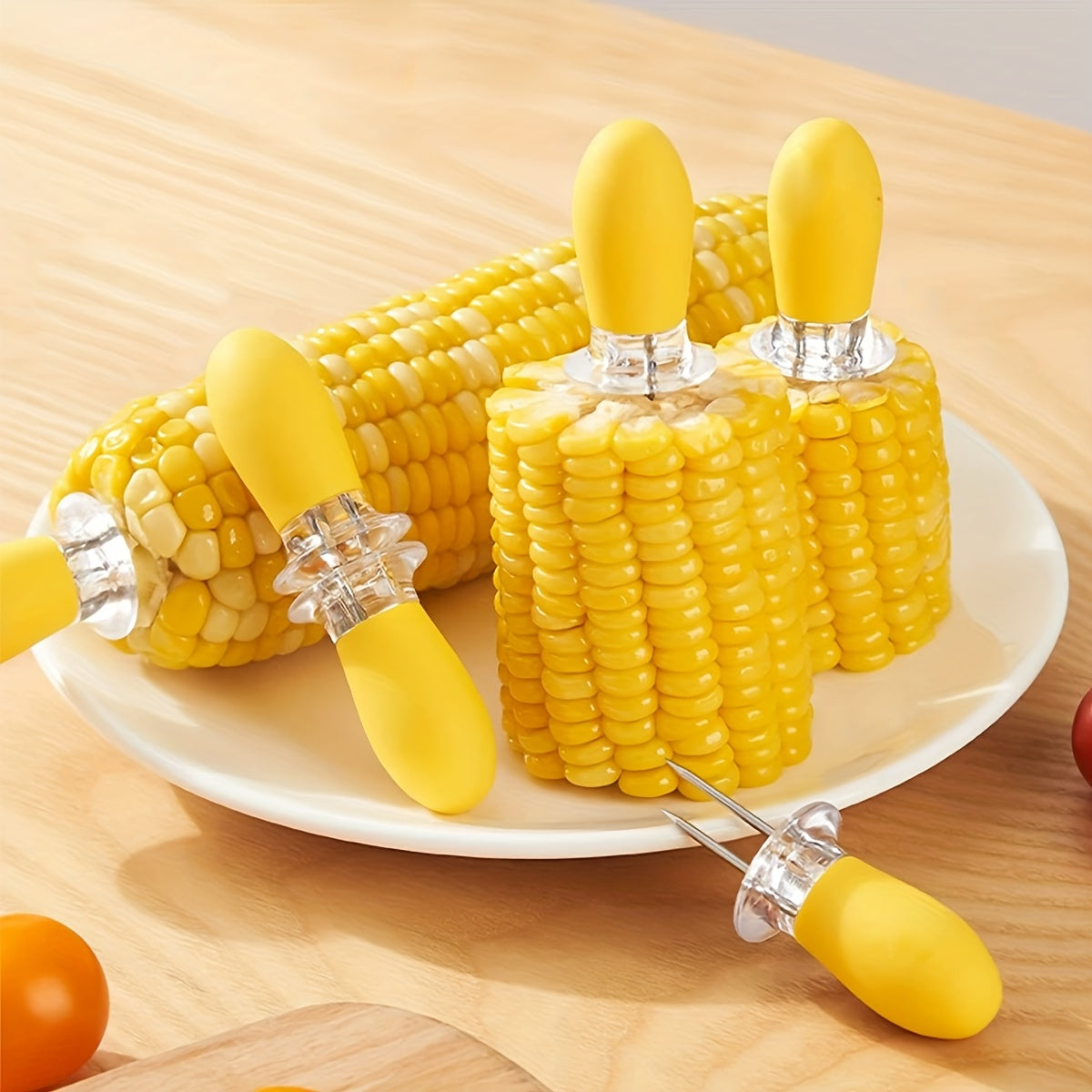 CORNGRIP – Stainless Steel Corn Holders for Safe & Easy BBQ Serving