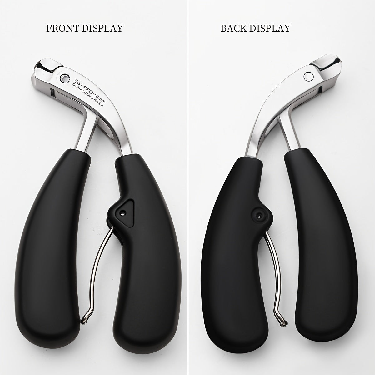 CUTIQUE - 1pc G31 Nail Clippers Ergonomic Long Handle Stainless Steel