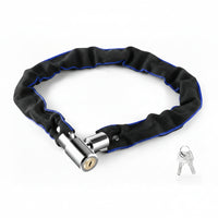 STEELNOVA - High-Security Bike Chain Lock with Compact Lighter Accessory