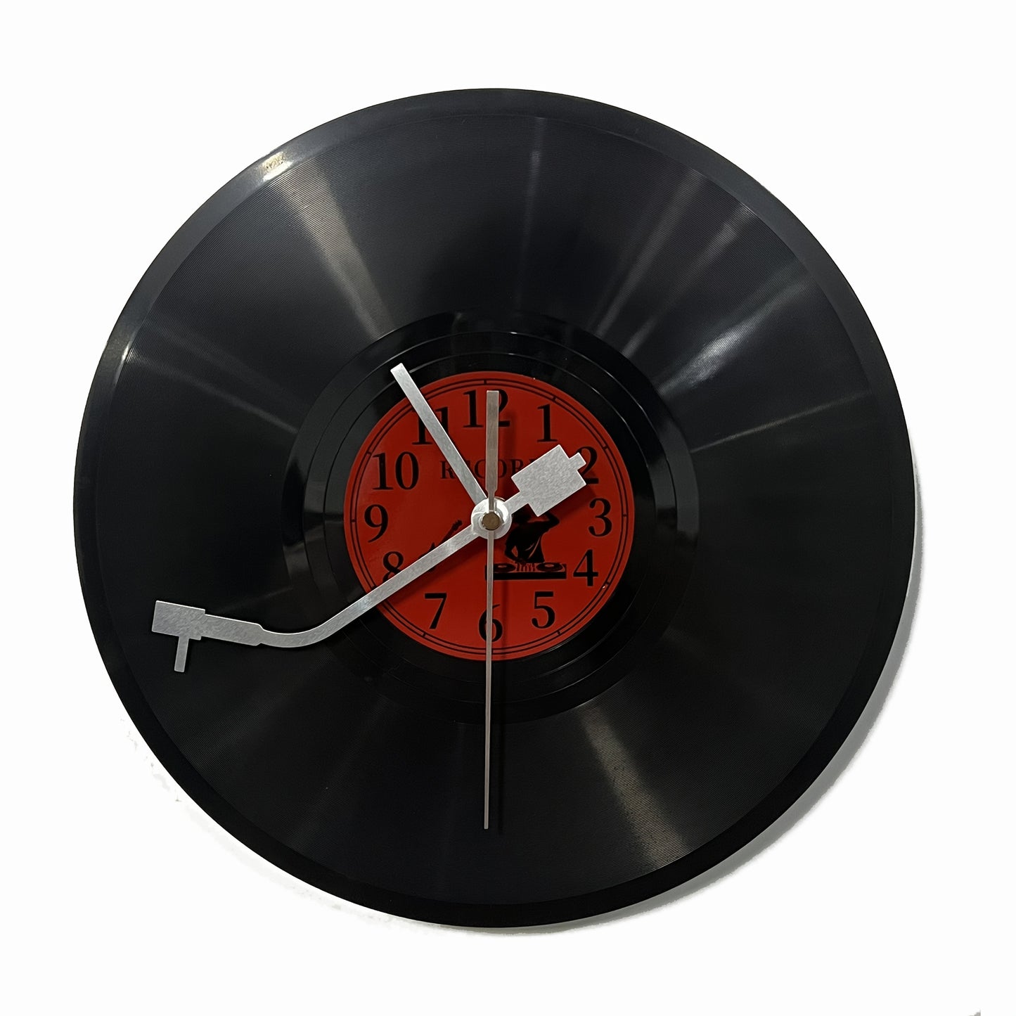 TIMETUNES - Retro Vinyl Record Wall Clock Silent Decorative Timepiece
