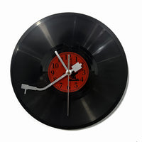 TIMETUNES - Retro Vinyl Record Wall Clock Silent Decorative Timepiece