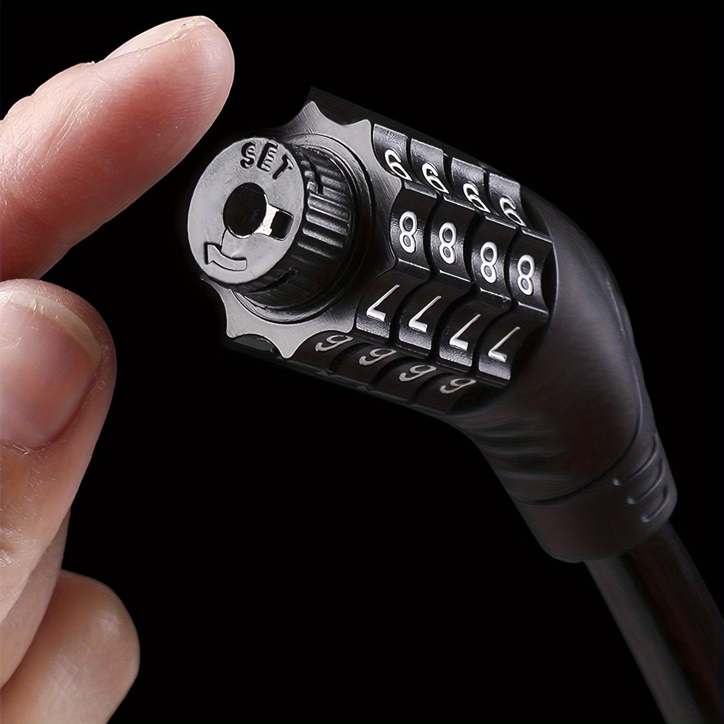 BIKEGUARD - Steel Security Cable Lock With 4-Digit Code