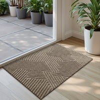 ENTRYSTYLE - Solid Color Durable Non-Slip Door Mat