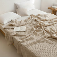 GAUZWAFF – Waffle Weave Cotton Quilt Blanket